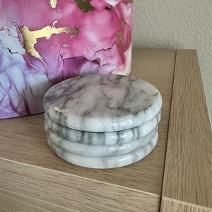 Polished Marble Coasters